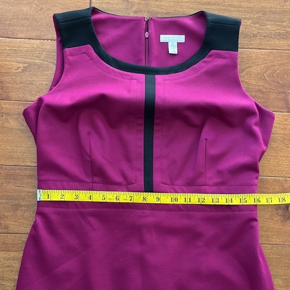 Charter Club Burglary and Black trim women Size 12P Dress - Picture 7 of 11